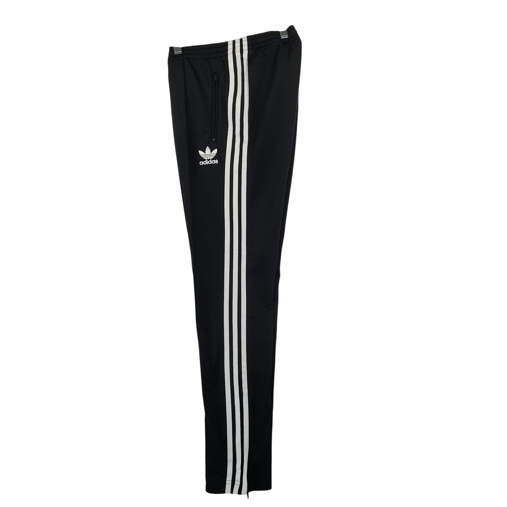 Adidas M Black SST Track Pants Originals 3-Stripe Trefoil Joggers Athletic NWT